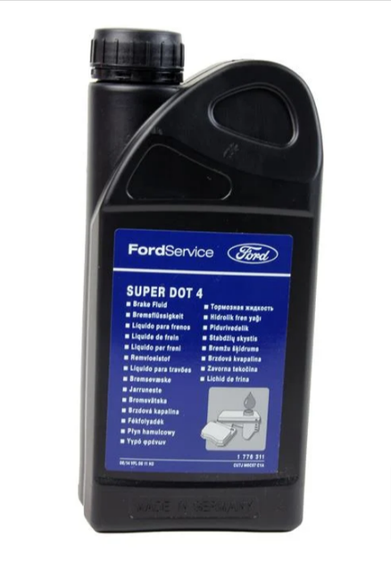 Рідина гальмівна Ford DOT 4 Brake Fluide, 1 л